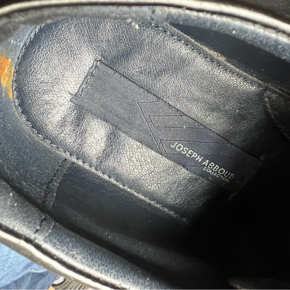Joseph Abboud leather shoes size 10 Black leather upper and lining very good con - Picture 8 of 8